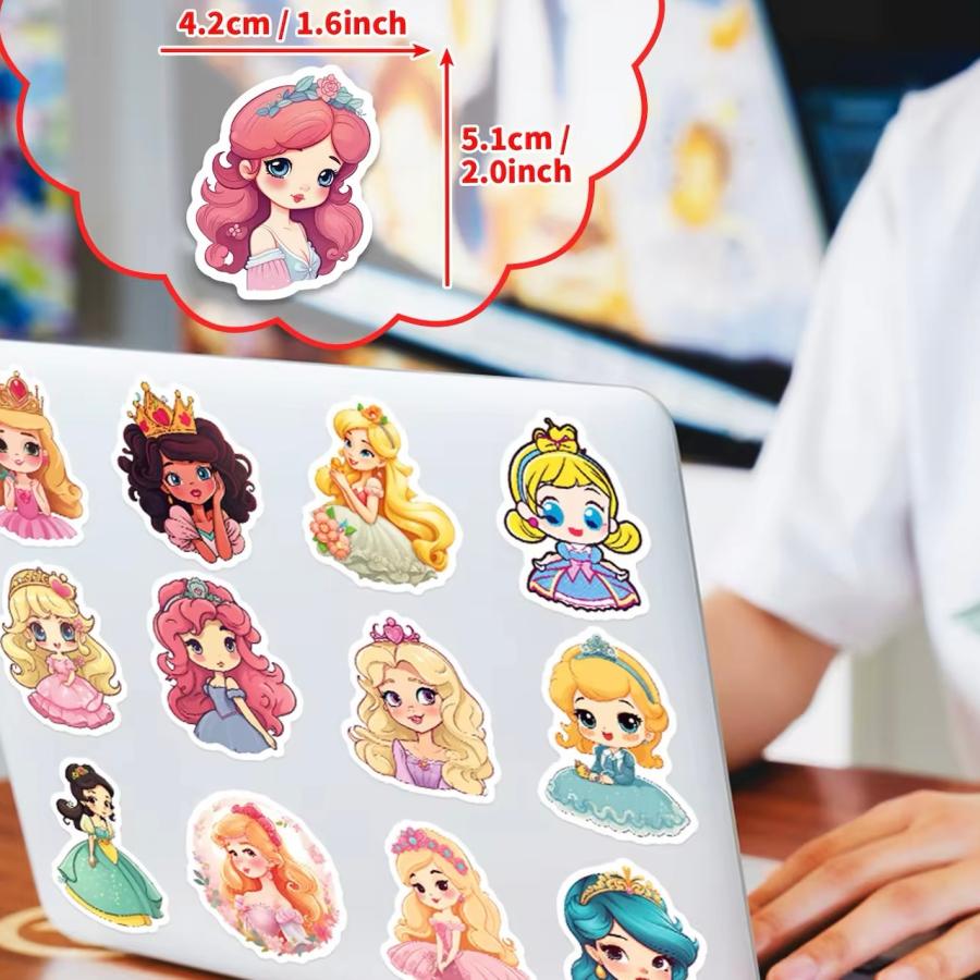 ☆50種類セット☆ シール 大量 プリンセス お姫様 防水 ステッカー
