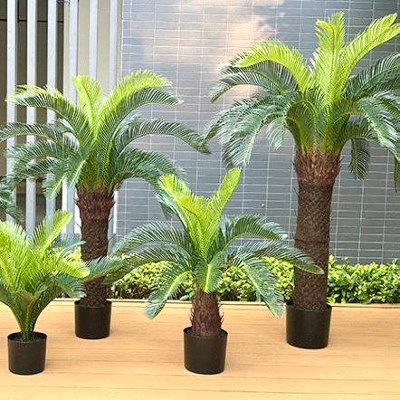 ☆高さ80cm☆ 造花 ソテツ 蘇轍 フェィクグリーン 観葉植物 屋外OK