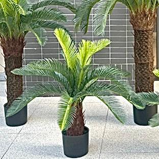 ☆高さ80cm☆ 造花 ソテツ 蘇轍 フェィクグリーン 観葉植物 屋外OK