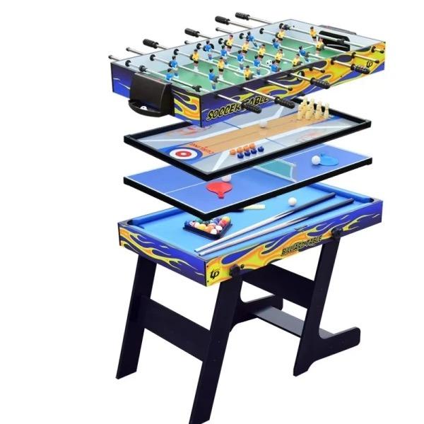 ☆1台で5種類の遊び☆ マルチボードゲーム 5in1 サッカー ボウリング