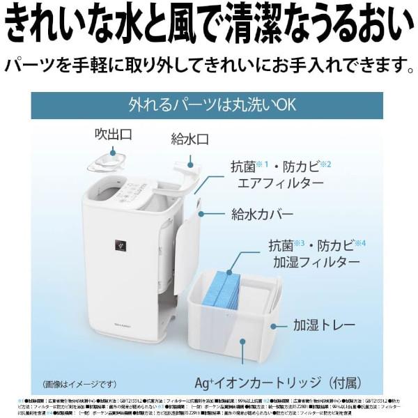 新品】シャープ SHARP HV-P55-W(ホワイト系) 高濃度プラズマクラスター 