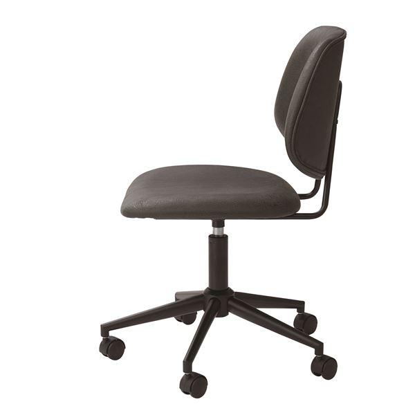 中古 オフィスチェア デスクチェア 約幅56cm ブラック 昇降式 回転式 スチール キャスター 組立品 リビング 在宅ワーク 【2092688640】(11863円)