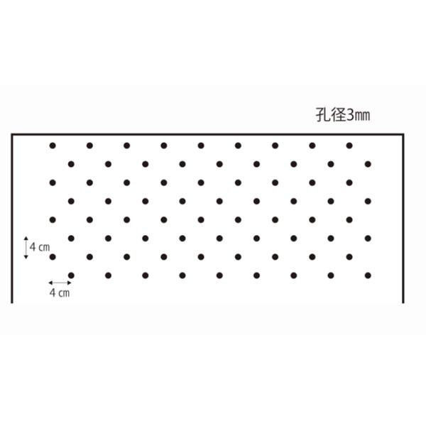 農業用マルチシート 白黒サマーマルチ 厚さ0.025mm（全面有孔）幅95cm