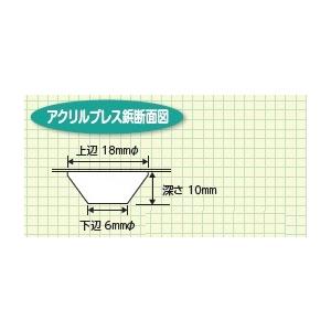 アクリルプレス（播種穴開け器具）  AＰ-200 200穴用　ランドマークトレイ用｜nns｜02