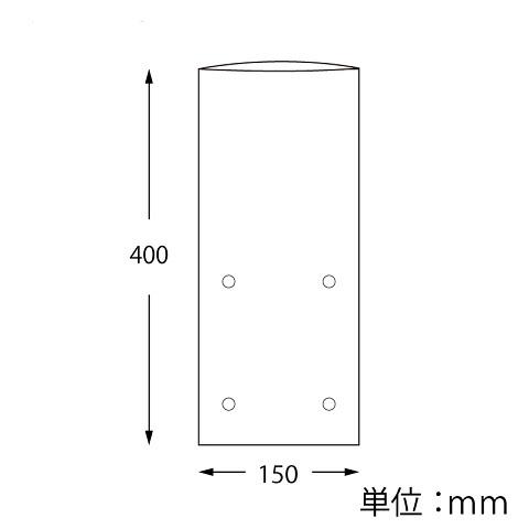 オリジナルボードンパック（穴あり）NO.15-40 0.02mmx15cmX40cm(4穴） 1000枚入｜nns｜02