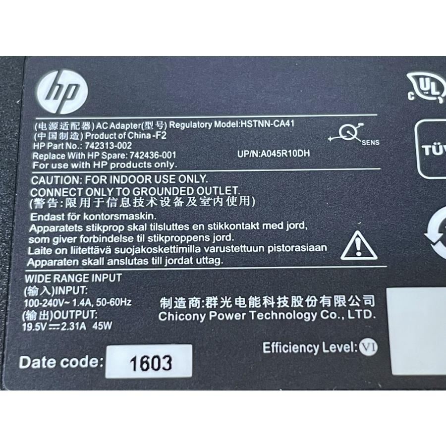 エイチピー HP ACアダプターHSTNN-CA41 19.5V-2.31A ◇A2401