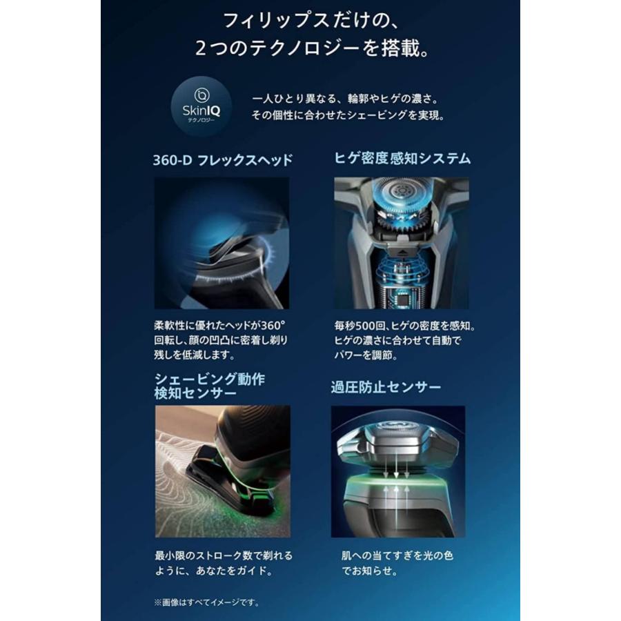 フィリップス 9000 シリーズ メンズ 電動シェーバー 72枚刃・360-D