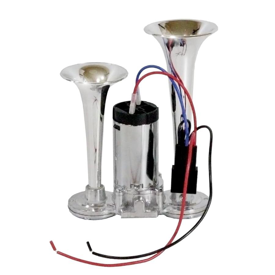 にしはや エアーホーン ヤンキーホーン 12v 24v 対応 爆音トラック