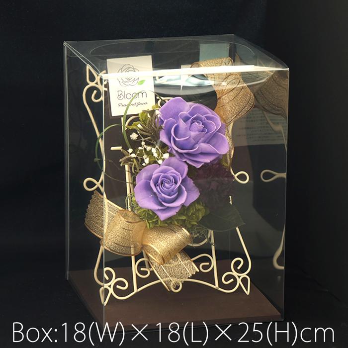 全3色 バラ フレーム プリザーブドフラワー 枯れない 花 レースワイヤー 母の日 プレゼント ギフト 誕生日 赤 青 紫 薔薇 造花 アレンジメント 花束 送料無料 |  | 15