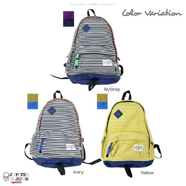 SALE / セール Jupiter&Juno sports　ジュピターアンドジュノ スポーツ 3Color Border Rucksack (3色 スウェット ボーダー リュック)｜no-no-no｜04