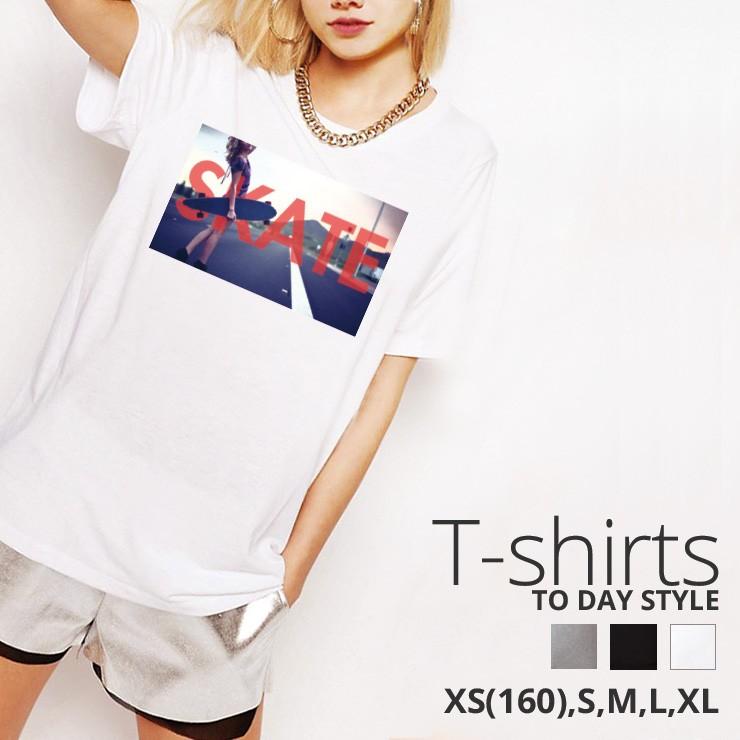 Tシャツ メンズ レディース 半袖 クルーネック プリントtシャツ おしゃれ おしゃれ Skate スケート スケーター ガール かっこいい セクシー Dt4028 M No Other 通販 Yahoo ショッピング