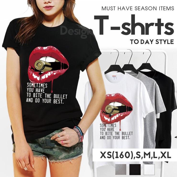 Tシャツ メンズ レディース 半袖 クルーネック プリントtシャツ おしゃれ 唇 Lip 弾丸 Sexy 口紅 大人かわいい オシャレ かっこいい Dt5 M No Other 通販 Yahoo ショッピング