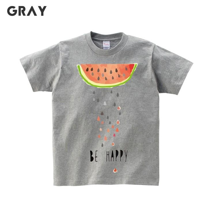 Tシャツ メンズ レディース 半袖 クルーネック プリントtシャツ おしゃれ 西瓜 すいか スイカ フルーツ 種 水彩 Be Happy Dt592 M No Other 通販 Yahoo ショッピング