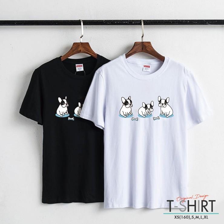 Tシャツ メンズ レディース 半袖 クルーネック プリントtシャツ おしゃれ おしゃれ 犬 フレブル フレンチブルドッグ ぶさかわ ほねっこ Dt707 M No Other 通販 Yahoo ショッピング