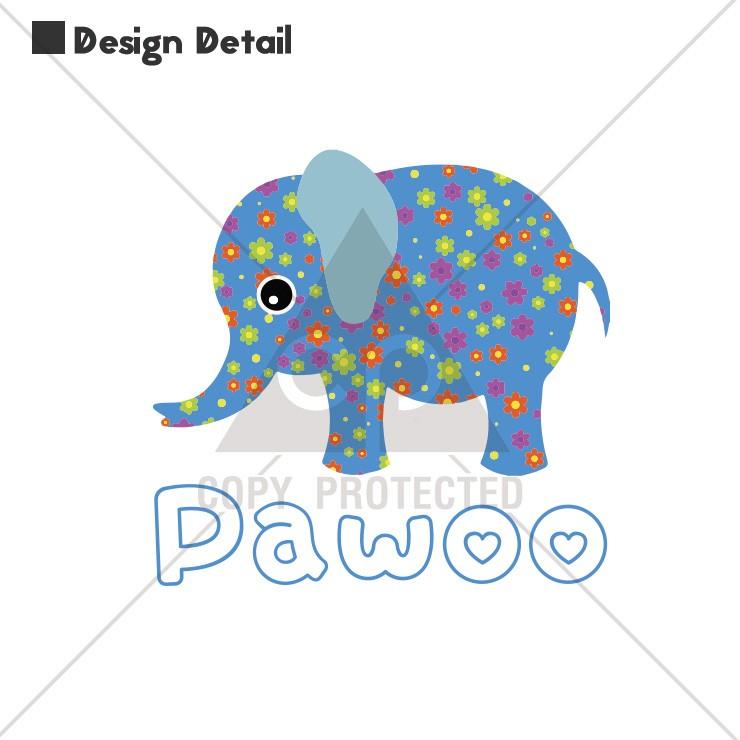 Tシャツ メンズ レディース 半袖 クルーネック プリントtシャツ おしゃれ 象 ぞう ゾウ エレファント レトロ 花柄 アニマル 動物 Dt9534 M No Other 通販 Yahoo ショッピング