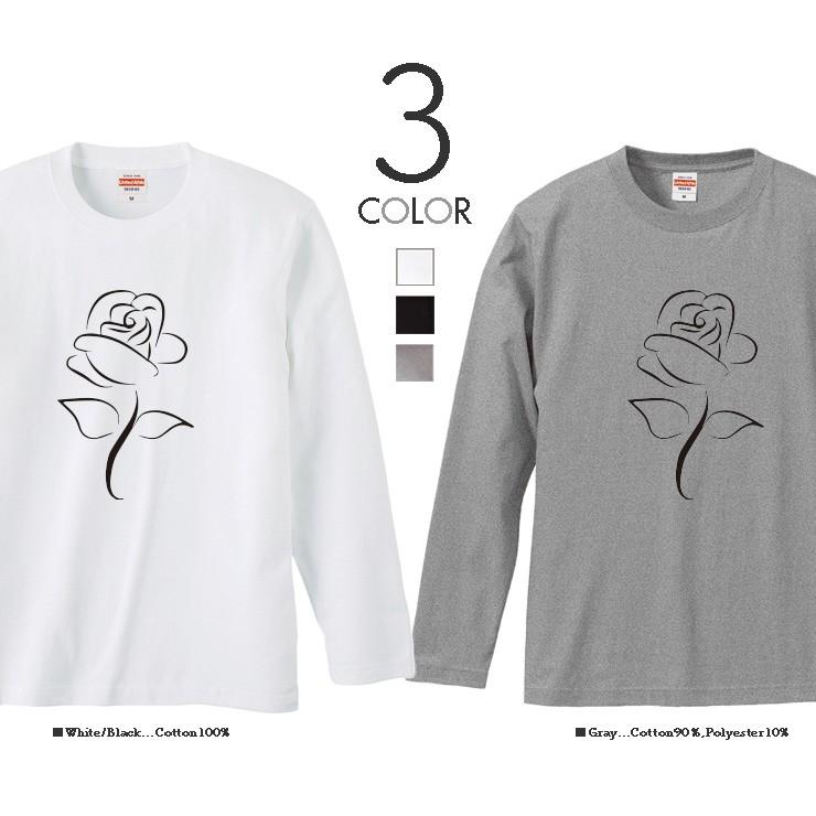 ロンt メンズ 長袖 Tシャツ メンズ トップス ペア リンクコーデ シンプルだから合わせやすい おしゃれ かわいい バラ ローズ Rose 模様 シンプル Longt4048 M No Other 通販 Yahoo ショッピング