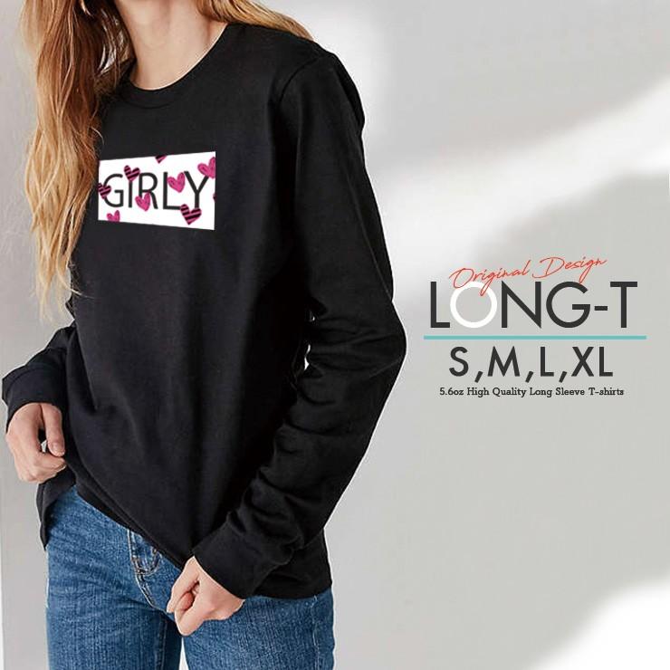 ロンt レディース 長袖 Tシャツ メンズ トップス ペア リンクコーデ シンプルだから合わせやすい おしゃれ カワイイ ハート ガーリー 模様 ピンク Longt4049 No Other 通販 Yahoo ショッピング