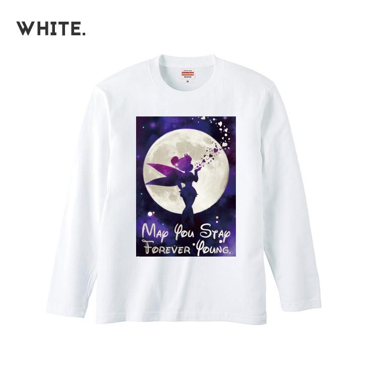 ロンt レディース 長袖 Tシャツ メンズ トップス ペア ティンカーベル ティンク 妖精 シルエット 童話 Longt587 No Other 通販 Yahoo ショッピング