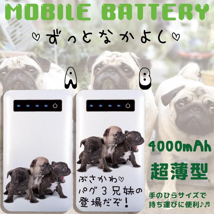 モバイルバッテリー 防災 Iphone Galaxy Xperia Aquos Arrows スマートフォン Ipad 対応 携帯 充電器 パグ Pug 犬 いぬ アニマル 動物 可愛い ぶさかわ 子犬 M9507 No Other 通販 Yahoo ショッピング