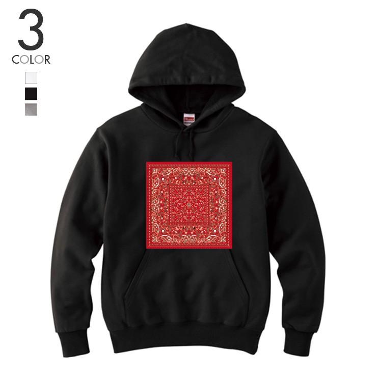 パーカー メンズ レディース スウェット プルオーバー 新作 おしゃれ バンダナ ペイズリー Paisely Red 赤 オシャレ P528 M No Other 通販 Yahoo ショッピング