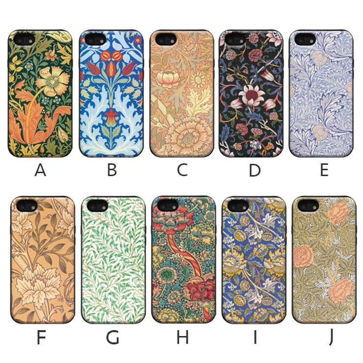 Iphone12 Pro Iphonese 第2世代 11pro Xs 8 ケース 耐衝撃 Galaxys9 カード収納 Icカード スライド 花 花柄 模様 ウィリアム モリス 絵画 Slide4502 No Other 通販 Yahoo ショッピング