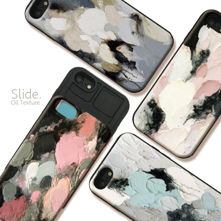 Iphone12 Pro Iphonese 第2世代 11pro Xs 8 ケース 耐衝撃 Galaxys9 カード収納 Icカード スライド スモークカラー 油絵 アート ペイント Slide631 No Other 通販 Yahoo ショッピング