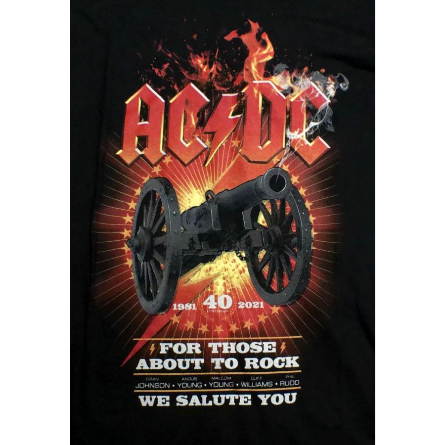 AC/DC】エーシーディーシー「FOR THOSE ABOUT TO ROCK 40YEARS」T