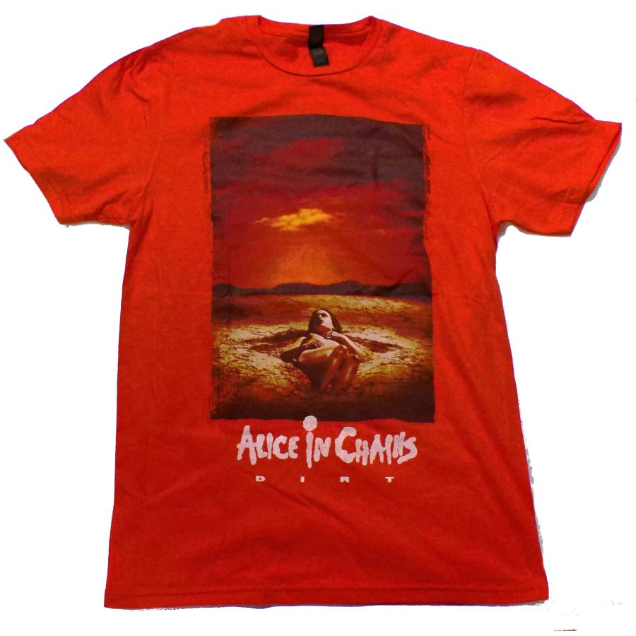 ALICE IN CHAINS】アリスインチェインズ「DIRT ORANGE」Tシャツ : NO