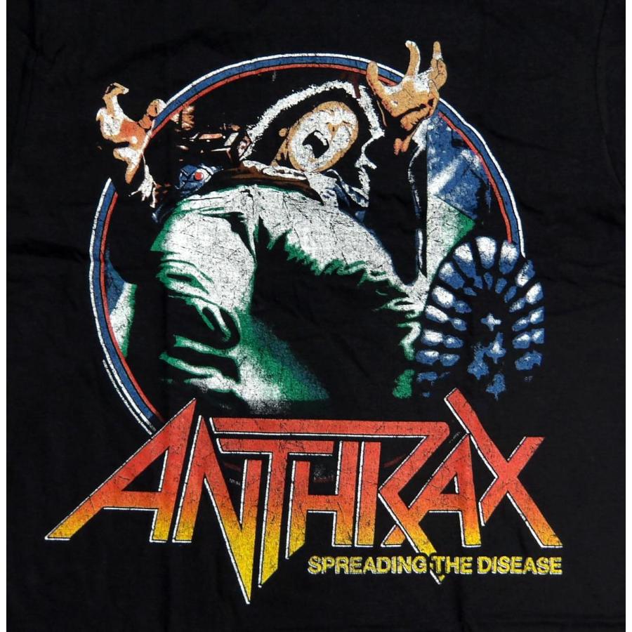 anthrax アンスラックス　l thrashing mad tシャツ ANTHRAX Tシャツ METAL THRASHING MAD オフィシャル！ | 45REVOLUTION