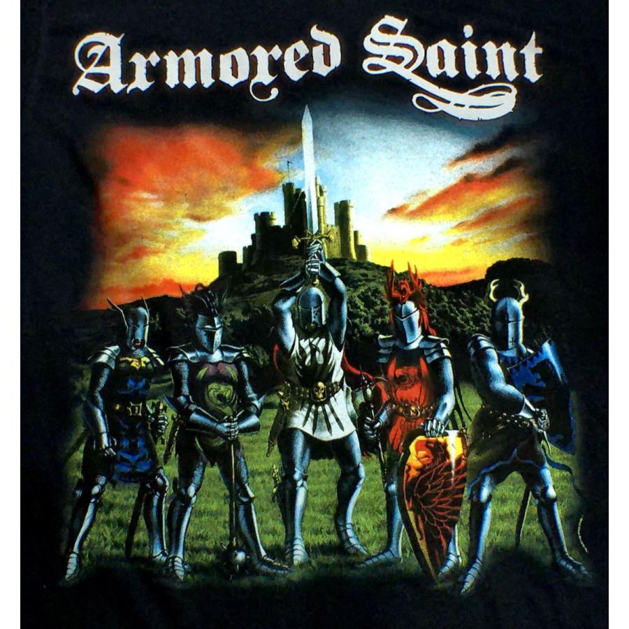 T-shirt Manches Longues ARMORED SAINT - 'March Of The Saint' Motif Noir, Taille M, Neuf Avec étiquettes