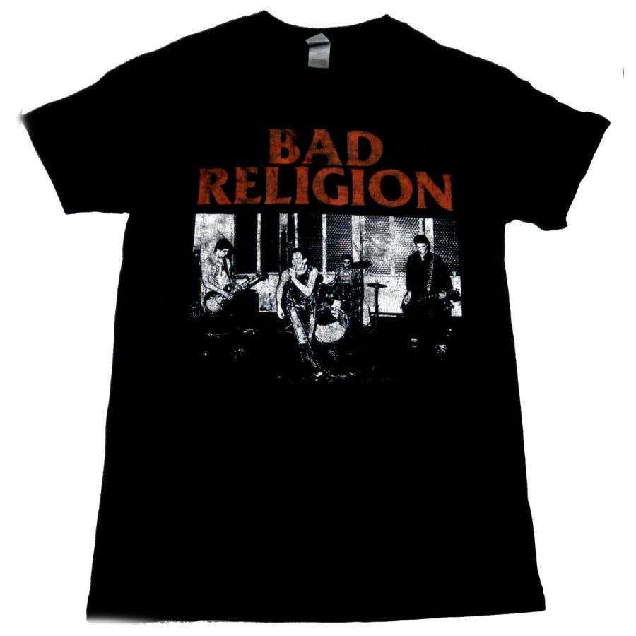 BAD RELIGION バッドレリジョン ロンT バンT Bad Religion - Flaming Crossbuster 長袖ロックTシャツ | bandstore.jp