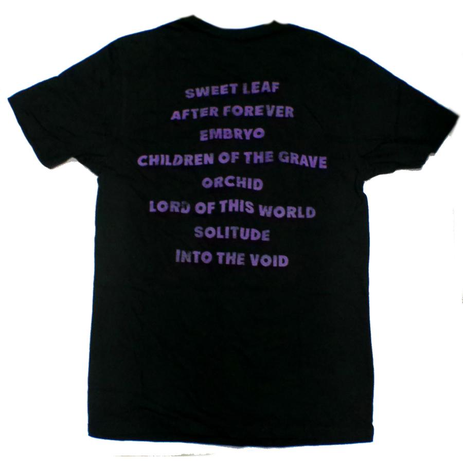 BLACK SABBATH】ブラックサバス「MASTER OF REALITY TRACKS」Tシャツ