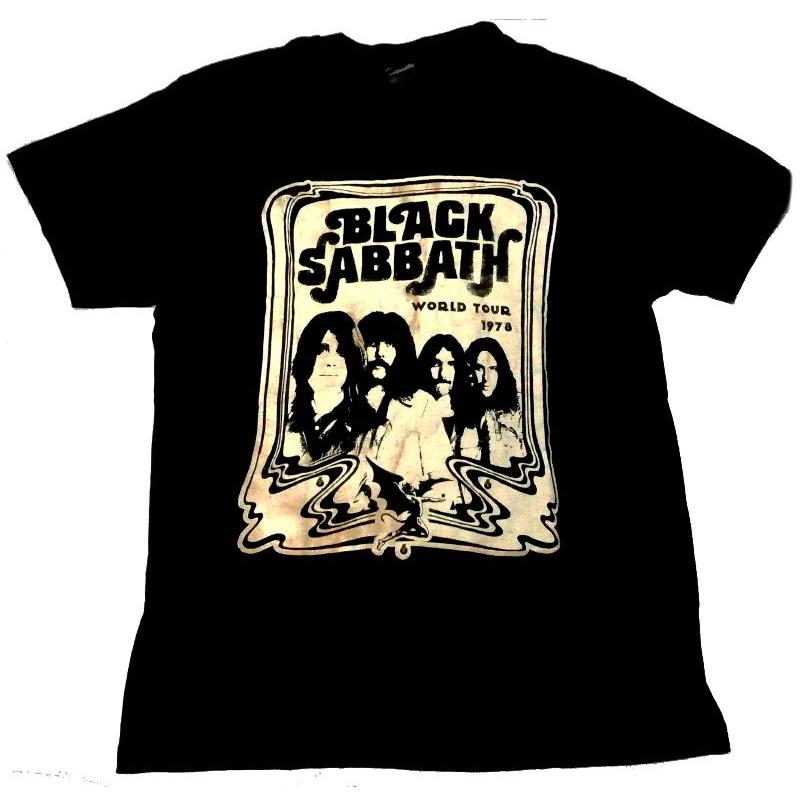 Black Sabbath 1978 World Tour Tシャツ M BLACK SABBATH】ブラックサバス「WORLD TOUR 1978」Tシャツ : NO