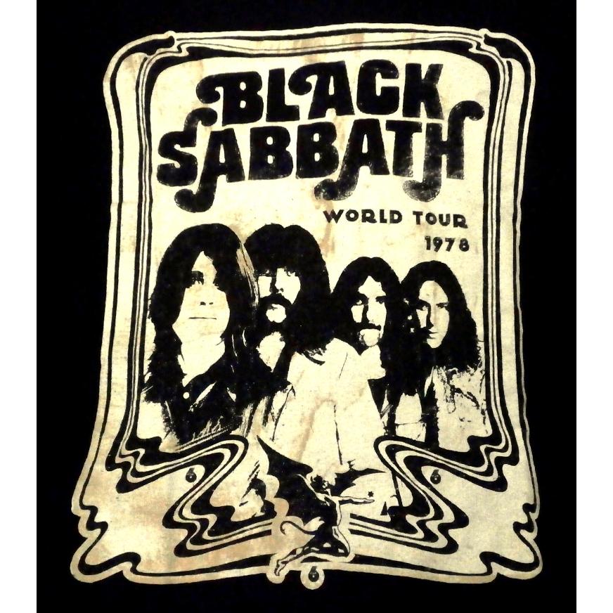 BLACK SABBATH】ブラックサバス「WORLD TOUR 1978」Tシャツ : NO