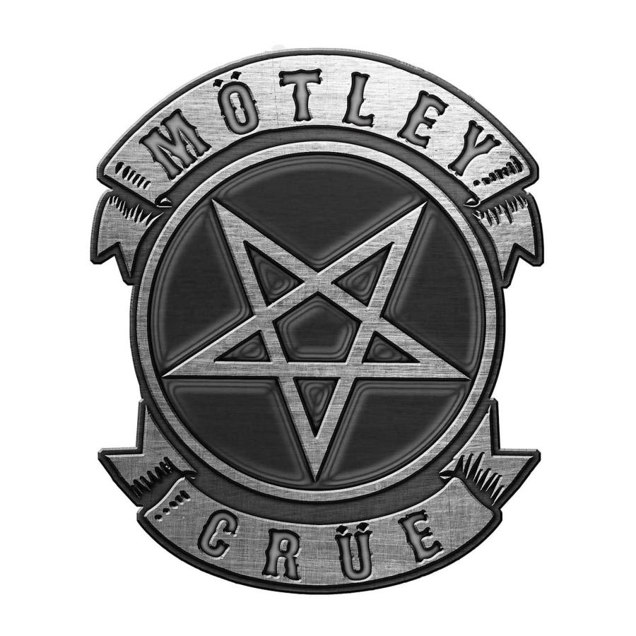MOTLEY CRUE】モトリークルー「PENTAGRAM」メタルピンバッジ : NO 