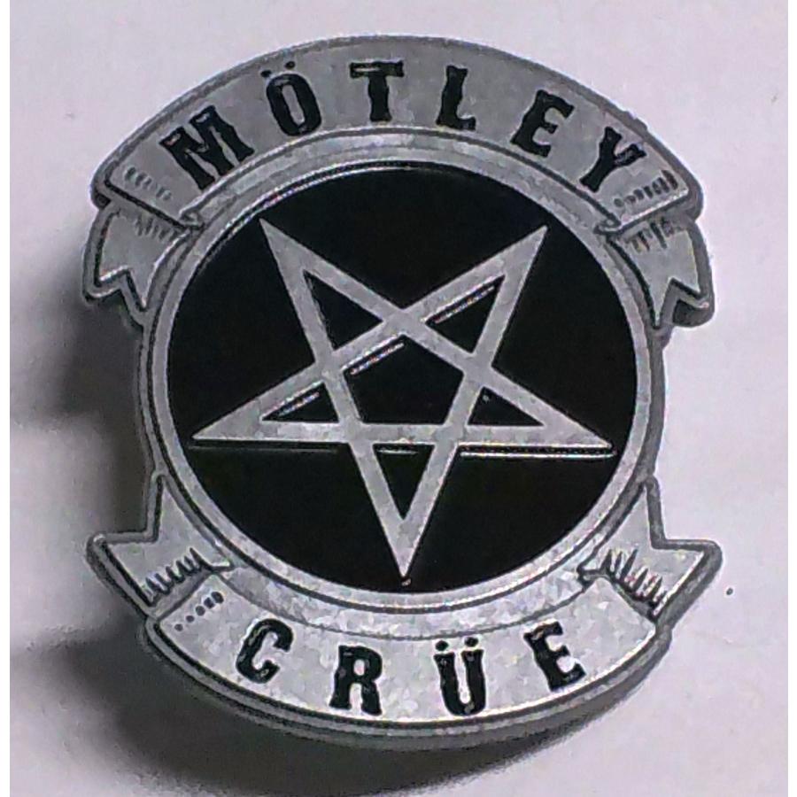 MOTLEY CRUE】モトリークルー「PENTAGRAM」メタルピンバッジ : NO 