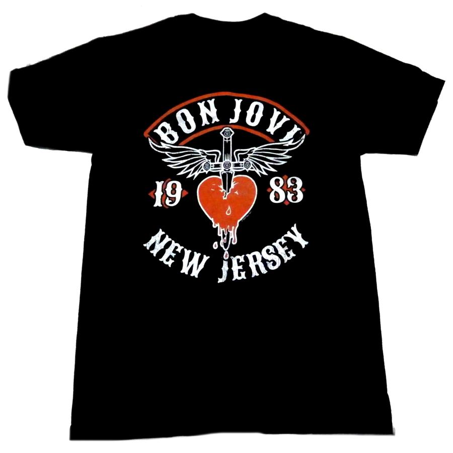 BON JOVI】ボンジョヴィ「NEW JERSEY 83」Tシャツ : NO-REMORSE - 通販 