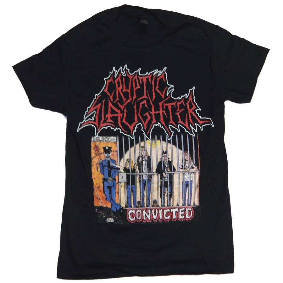 SLaughter Tour 1991 Tシャツ Lサイズ CCI スローター CRYPTIC SLAUGHTER】クリプティック スローター「CONVICTED」Tシャツ