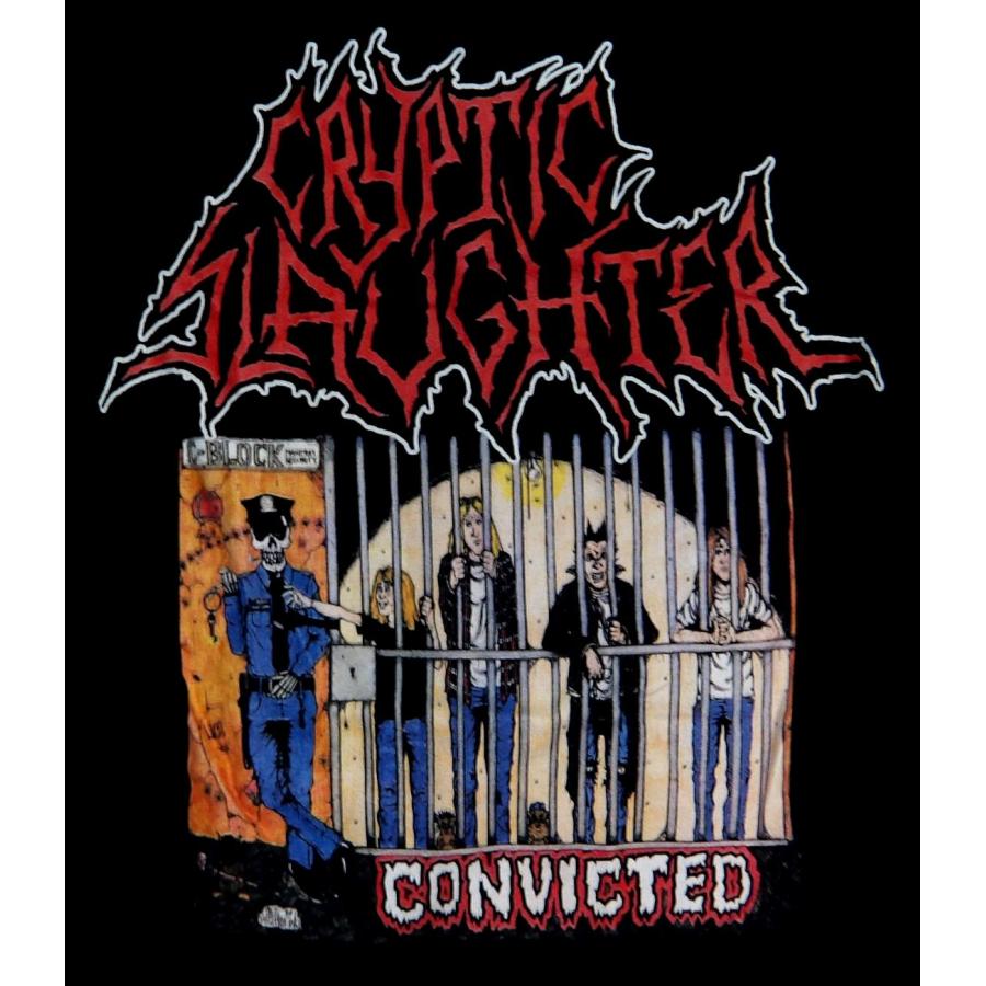 SLaughter Tour 1991 Tシャツ Lサイズ CCI スローター CRYPTIC SLAUGHTER】クリプティック スローター「CONVICTED」Tシャツ