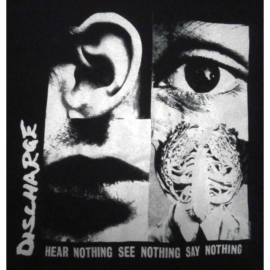 DISCHARGE】ディスチャージ「HEAR NOTHING」Tシャツ : NO-REMORSE