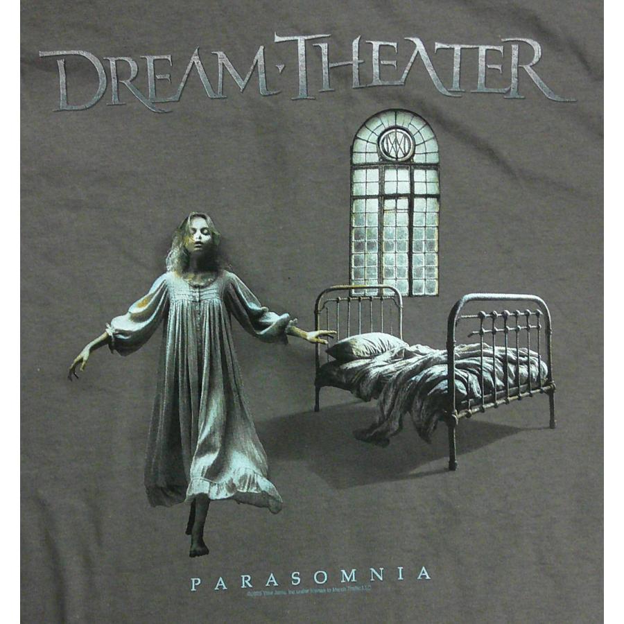 DREAM THEATER】ドリームシアター「PARASOMNIA GRAY」Tシャツ : NO