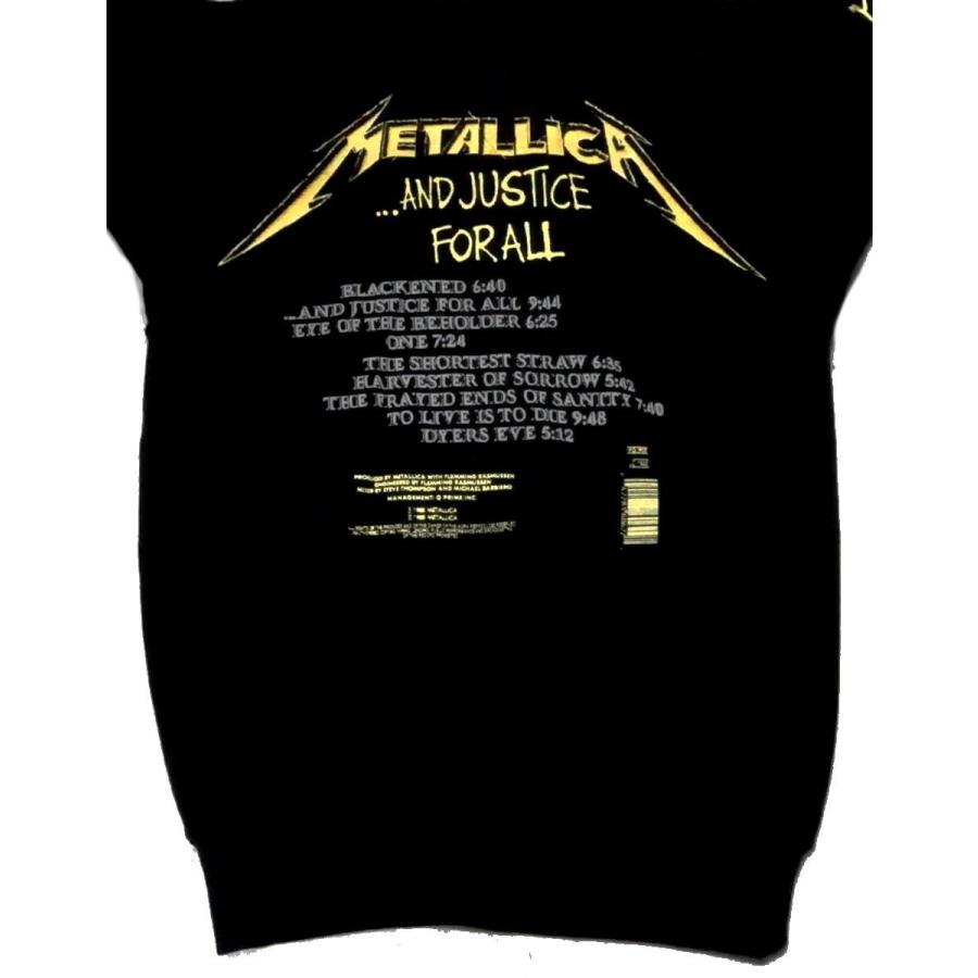 METALLICA「AND JUSTICE FOR ALL」プルオーバーパーカー : NO-REMORSE 