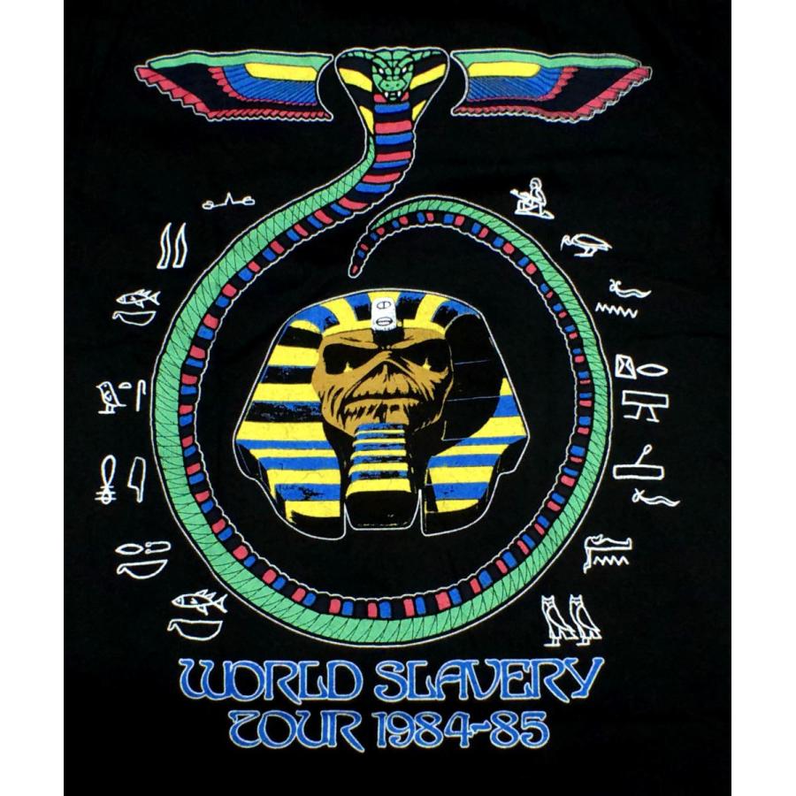 IRON MAIDEN】アイアンメイデン「WORLD SLAVERY TOUR」 Tシャツ : NO
