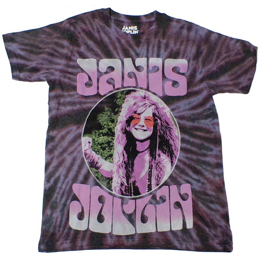 JANIS JOPLIN】ジャニスジョプリン「PINK SHADES DEEP DYE」Tシャツ