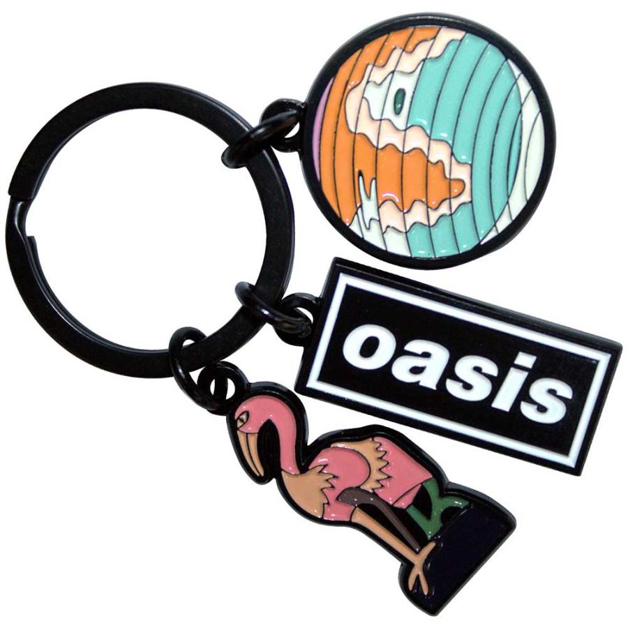 オアシス メタル キーホルダー oasis 30周年 Live Forever