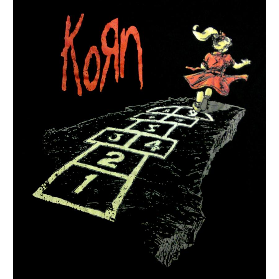 KORN】コーン「FOLLOW THE LEADER HOPSCOTCH BLACK」Tシャツ : NO