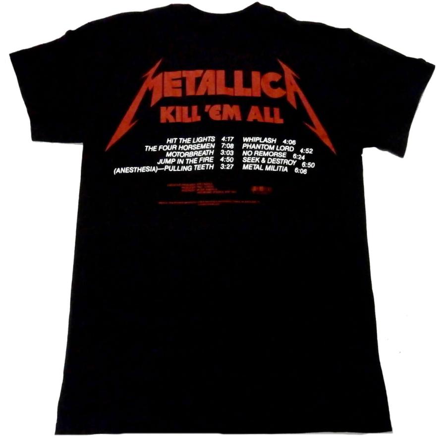 METALLICA】メタリカ「KILL 'EM ALL TRACKS」Tシャツ : NO-REMORSE
