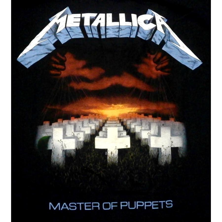 METALLICA】メタリカ「MASTER OF PUPPETS TRACKS」Tシャツ : NO