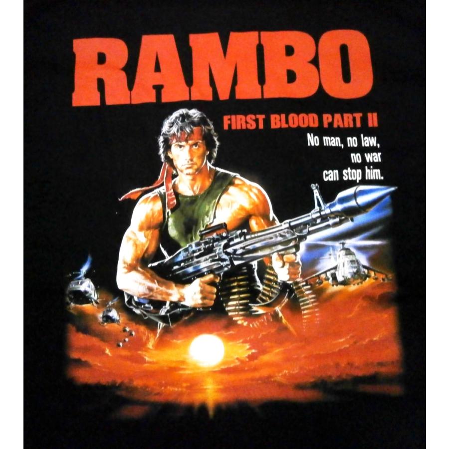 FIRST BLOOD 2】ランボー/怒りの脱出 Tシャツ : NO-REMORSE - 通販 