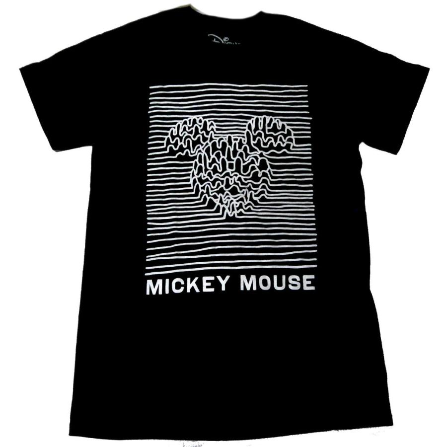 MICKEY MOUSE】ミッキーマウス「UNKNOWN PLEASURES」Tシャツ : NO